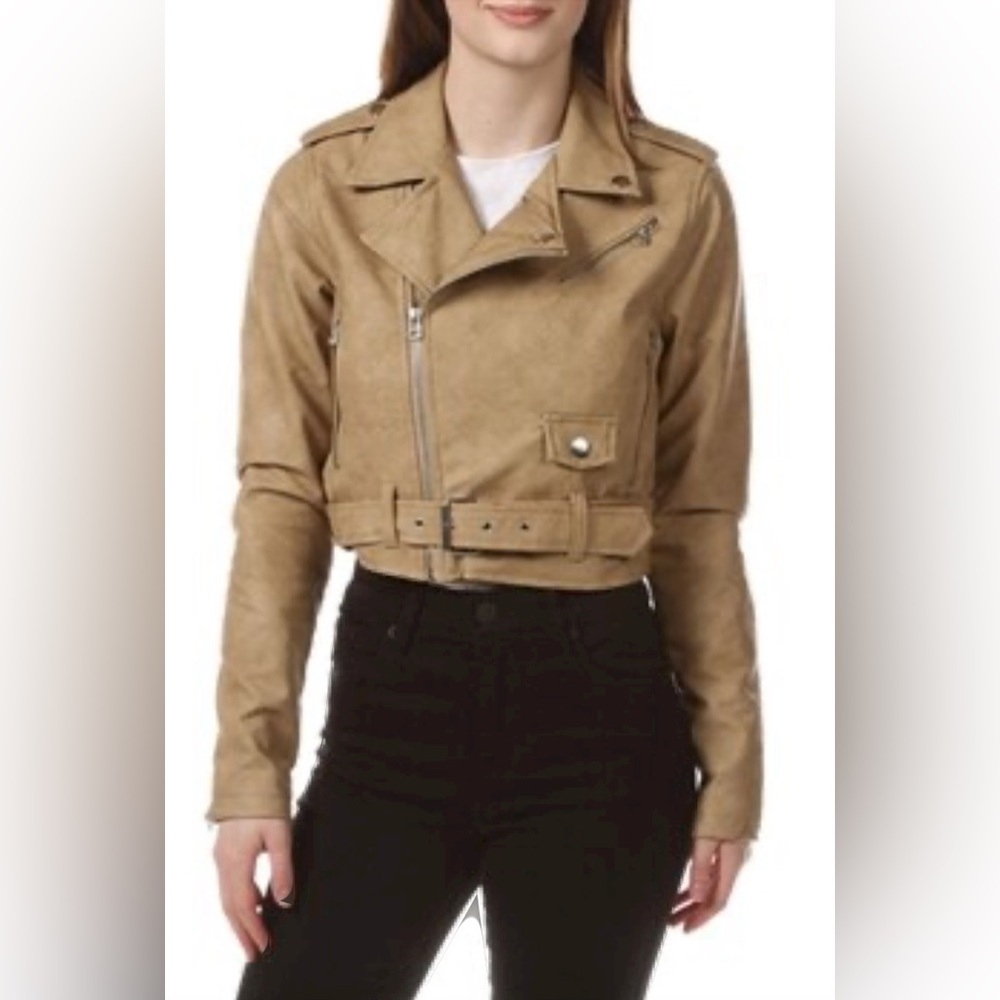 NWT Stoosh Moto Zip Jacket (Juniors)
